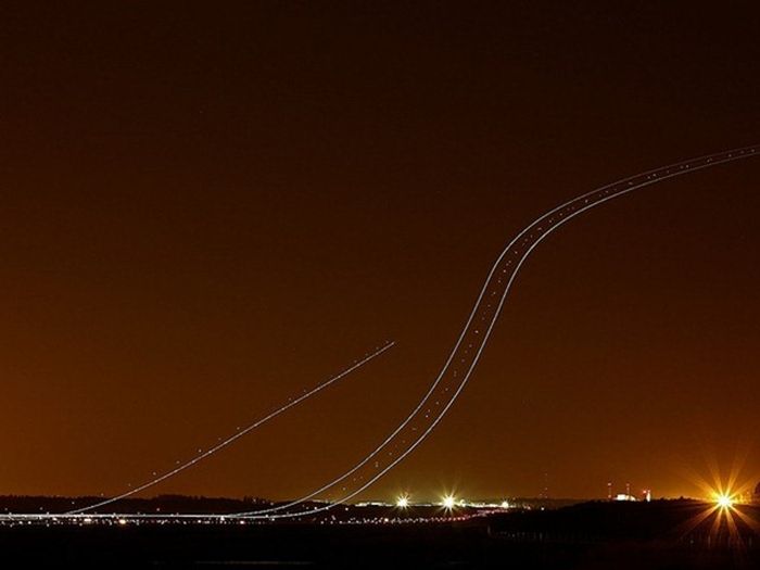 Взлет и посадка самолетов (13 фото)