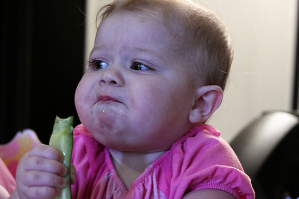 Дети пробуют первый раз кислые фрукты и овощи (23 фото)