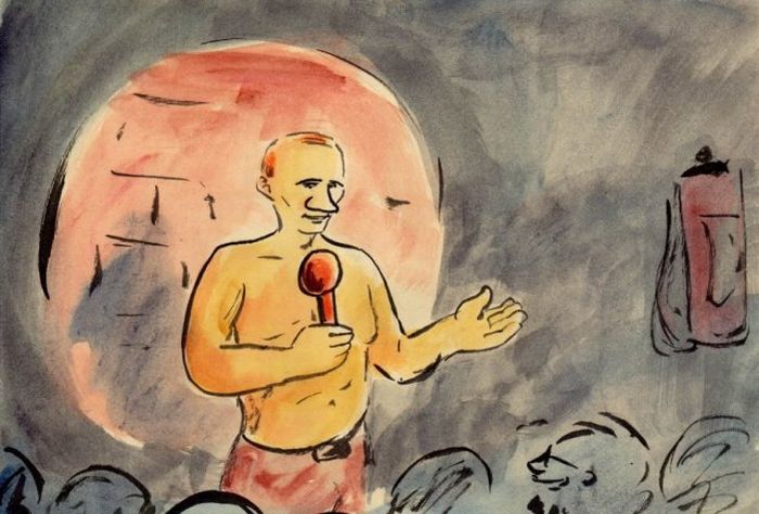 Карикатуры про путина (10 фото)
