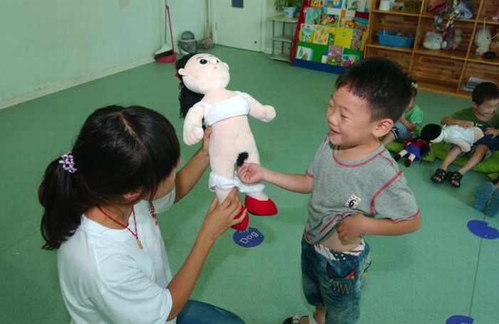 Урок анатомии в китайской школе (8 фото)