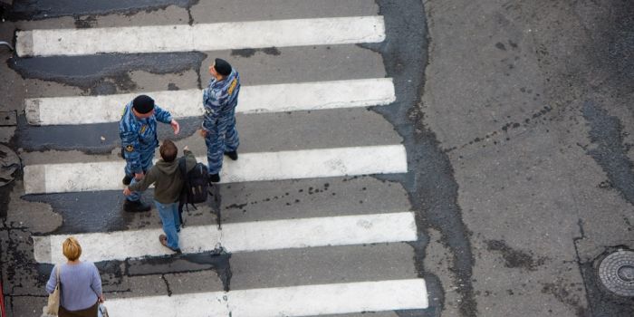 Дерзкая выходка в Москве (9 фото)