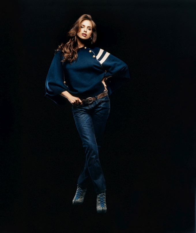 Ирина Шейк в рекламе Replay Jeans (5 фото)