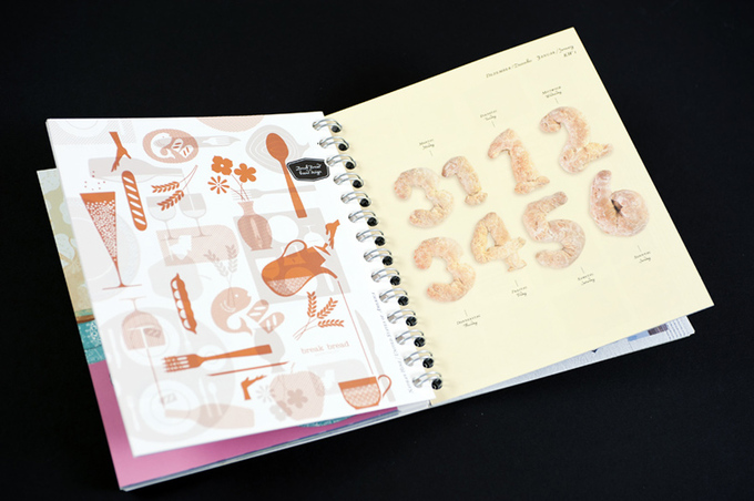 Календарь с дизайном на тему еды - EAT! Design with Food (17 фото)