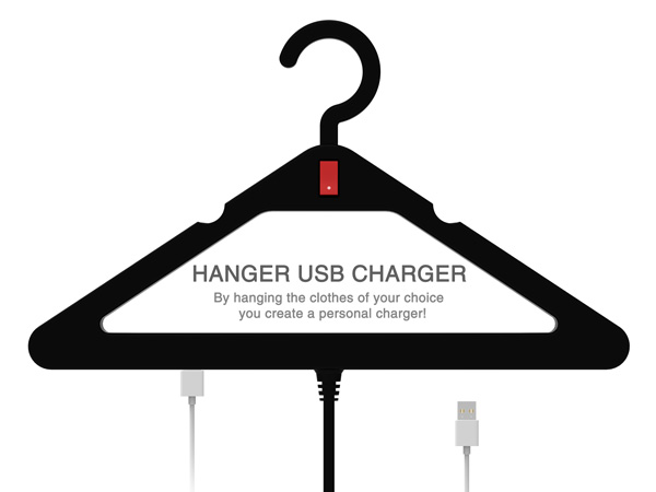 Вешалка - зарядка Hanger USB Charger (6 фото)
