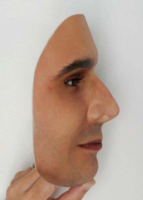 Реалистичная 3D-маска (13 фото)