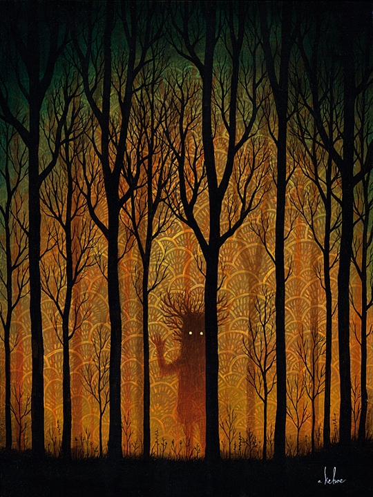 Лесные духи иллюстратора Andy Kehoe (45 фото)