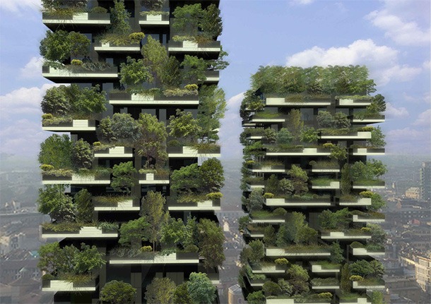 Многоэтажный лес - Vertical Forest от Stefano Boeri Architetti (12 фото)