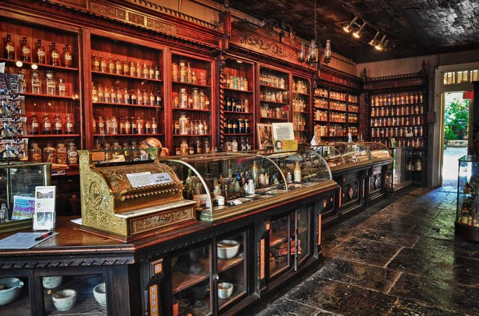 Аптека - музей в Новом Орлеане (8 фото)
