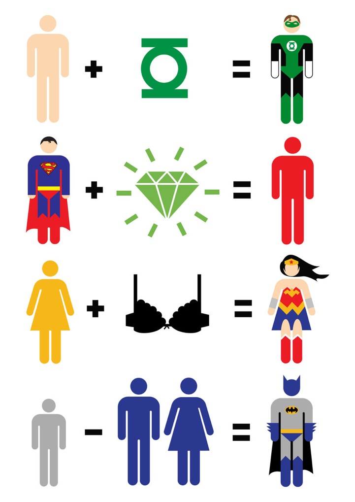 Математика супергероев (14 фото)