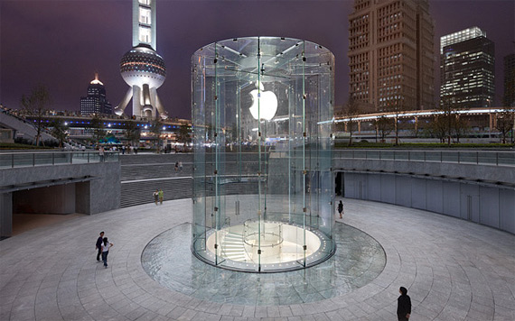 Магазин Apple в Шанхае (7 фото)