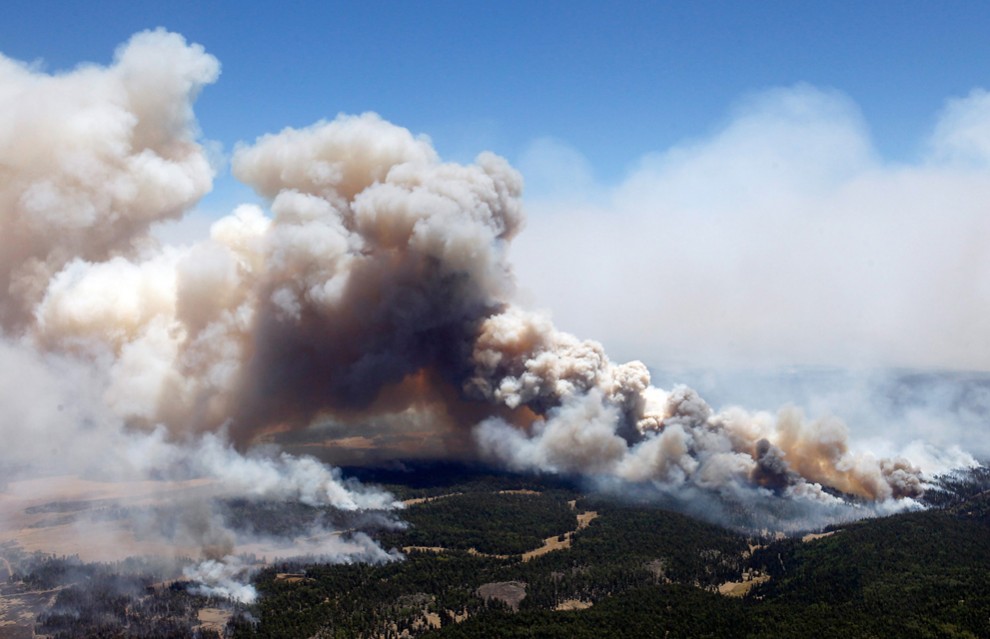 Лесные пожары в Аризоне (25 фото)