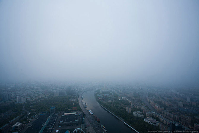 Невероятный рассвет над Москвой (53 фото)