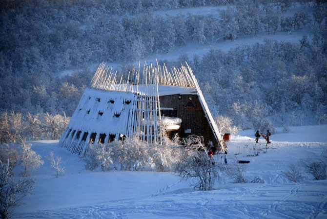 Ресторан в горах (7 фото)