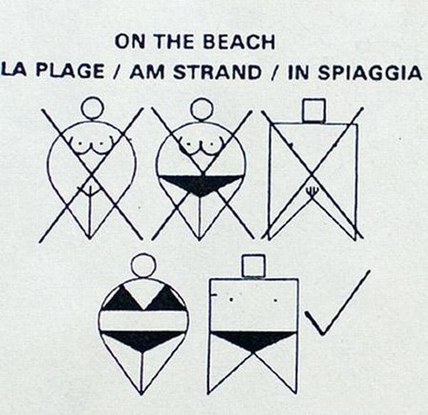 Наикреативнейшие знаки найденные на пляже (10 фото)