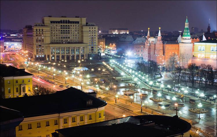 Красная площадь в вечернее время (30 фото)