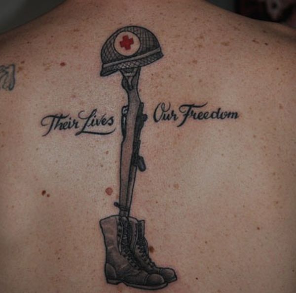 Татуировки американских солдат (40 фото) .