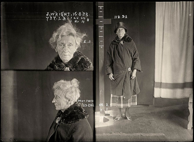 Фотографии женщин-преступниц начала 20-го века