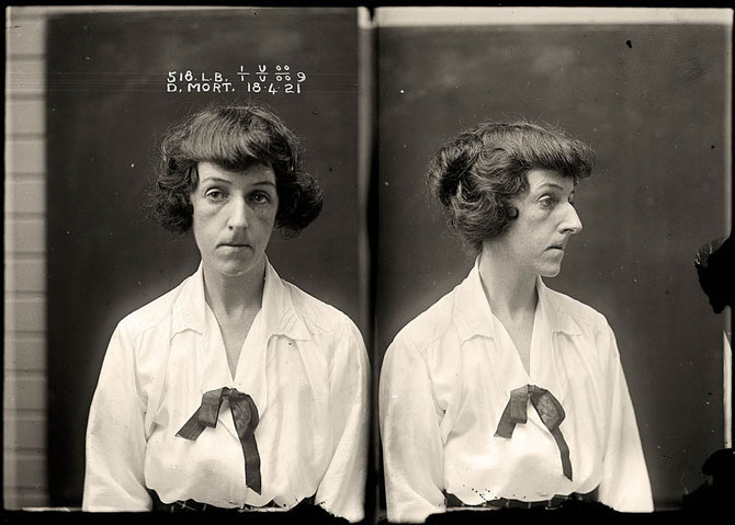 Фотографии женщин-преступниц начала 20-го века