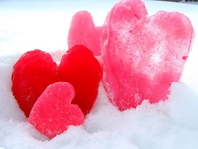 Ледяное сердце своими руками (7 фото)