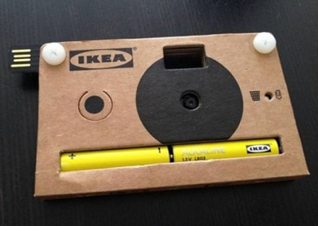 IKEA сделала цифровую фотокамеру из картона (2 фото + видео)
