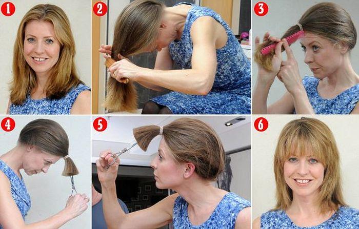 Как подстричься самой (7 фото)