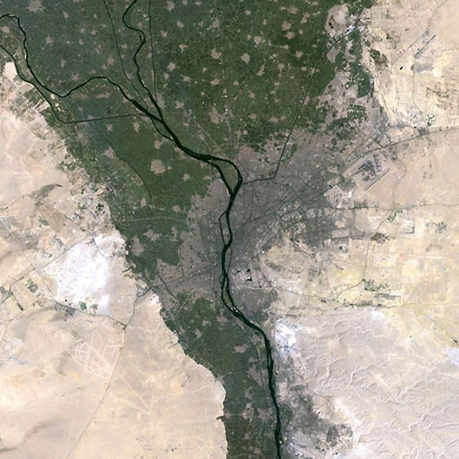 Как выглядят реки мира со спутника 