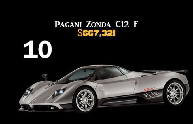 10 самых дорогостоящих автомобилей