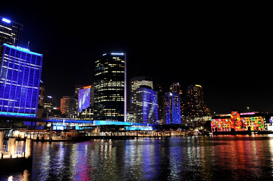 Фестиваль света в Сиднее (34 фото)