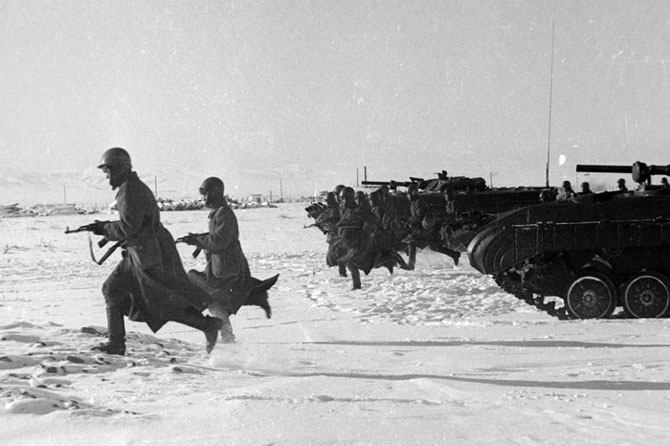 Ретро-фотографии советских пограничников