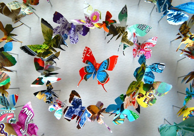 Бабочки из бумаги Rebecca Cole (13 фото)