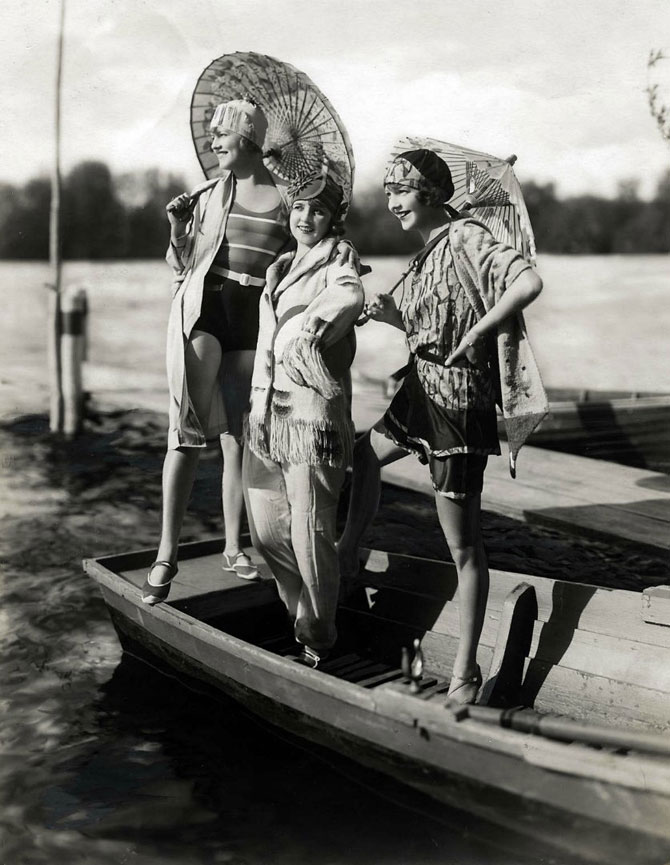 Пляжный стиль одежды в 1930-х годах