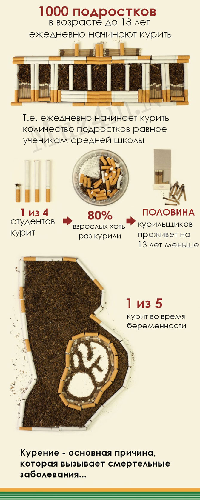 Инфографика: Сигареты и курение