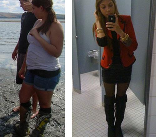 Похудение меняет внешность женщин (12 фото)