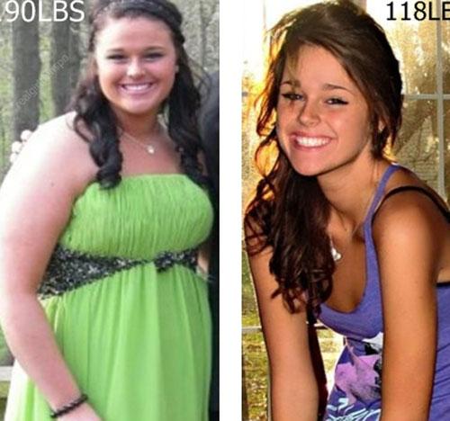 Похудение меняет внешность женщин (12 фото)