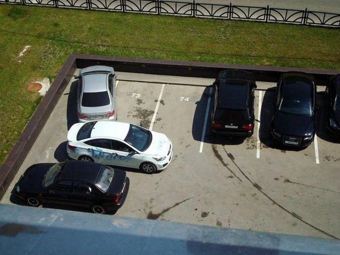Наказали за неправильную парковку (3 фото)