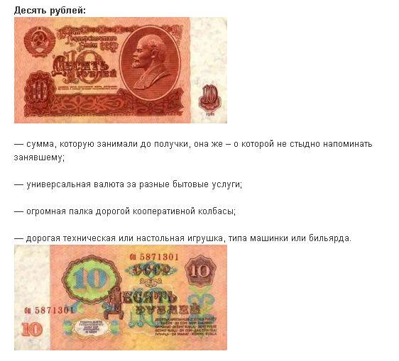 Цены в Советском Союзе (11 фото+текст)