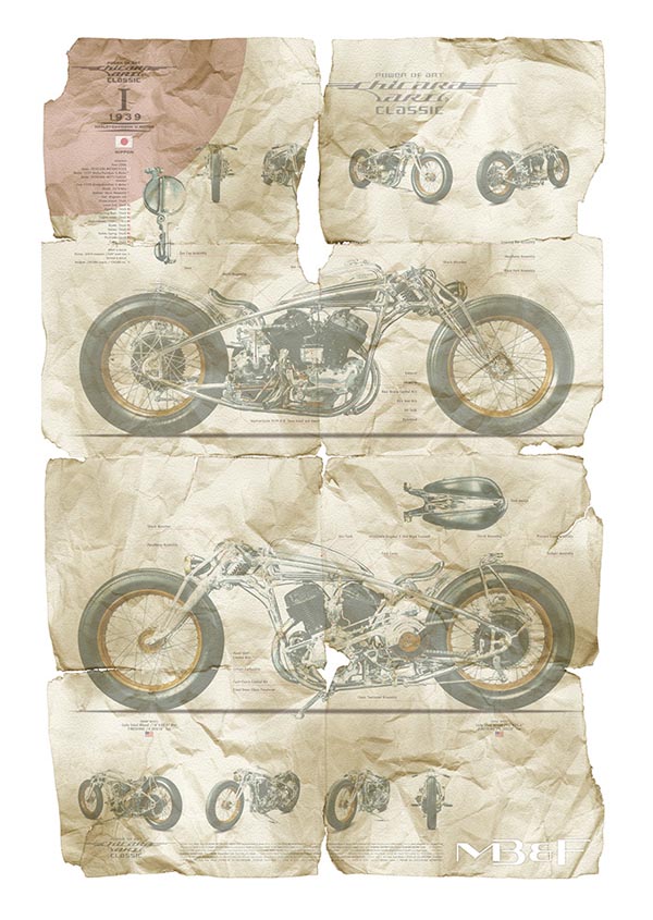 Чикара Нагата и его мотоциклы в M.A.D. Gallery (14 фото)