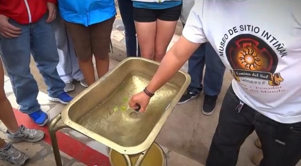 Эксперимент с водой на экваторе