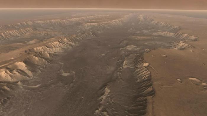 Долина Маринера - Самый большой каньон в солнечной системе (9 фото)