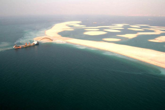 Как создают искусственные острова в Дубае?