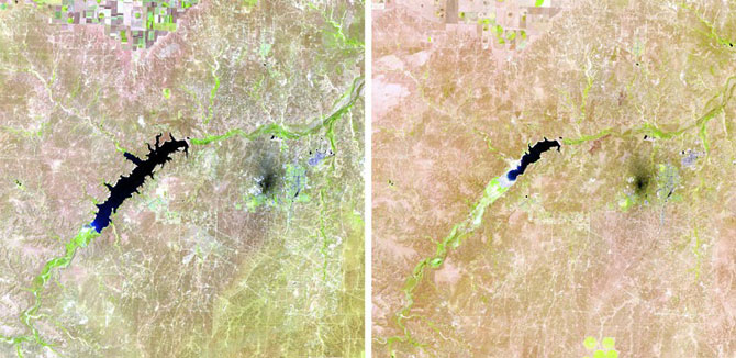 Снимки со спутника показывают, как человек изменил Землю