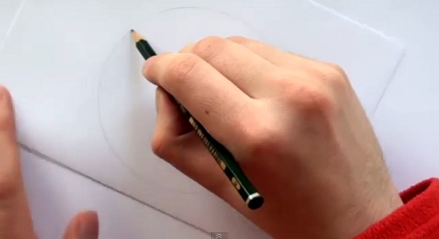 Как нарисовать круг от руки