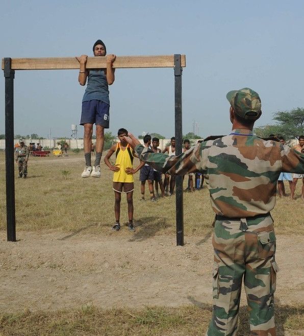 Отбор мужчин в армию Индии