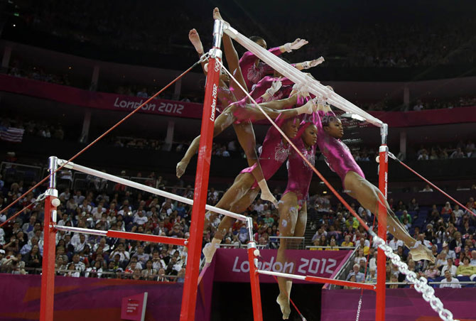 Летние Олимпийские игры 2012: спортсмены в движении