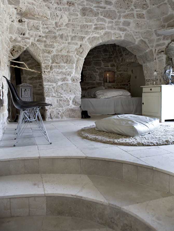 Средневековый замок в Италии в качестве дома для отдыха