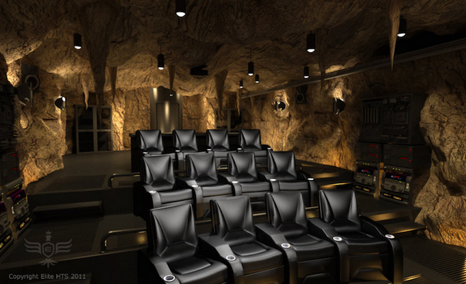 Кинотеатр - Пещера Бэтмэна (5 фото)