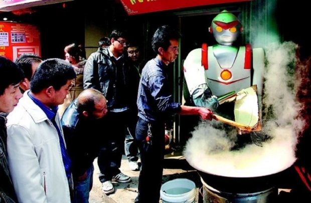 Армия роботов по приготовлению лапши угрожает китайским шеф-поварам