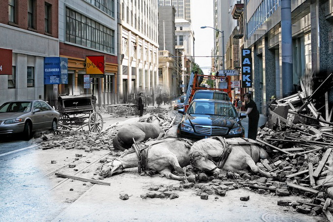 1906 + 2010: Землетрясения в Сан-Франциско (13 фото)