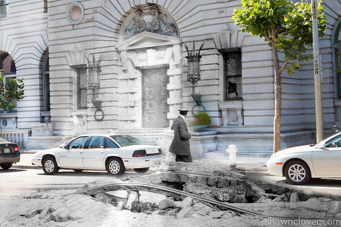 1906 + 2010: Землетрясения в Сан-Франциско (13 фото)