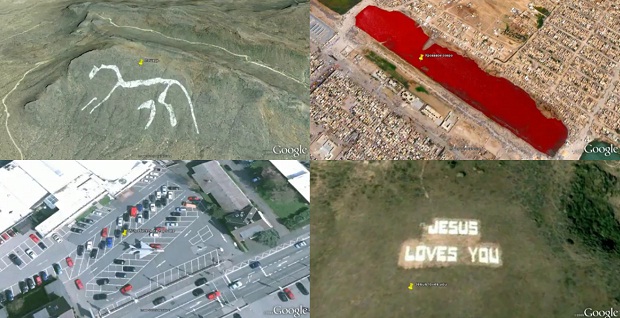 Удивительные места на Google Earth